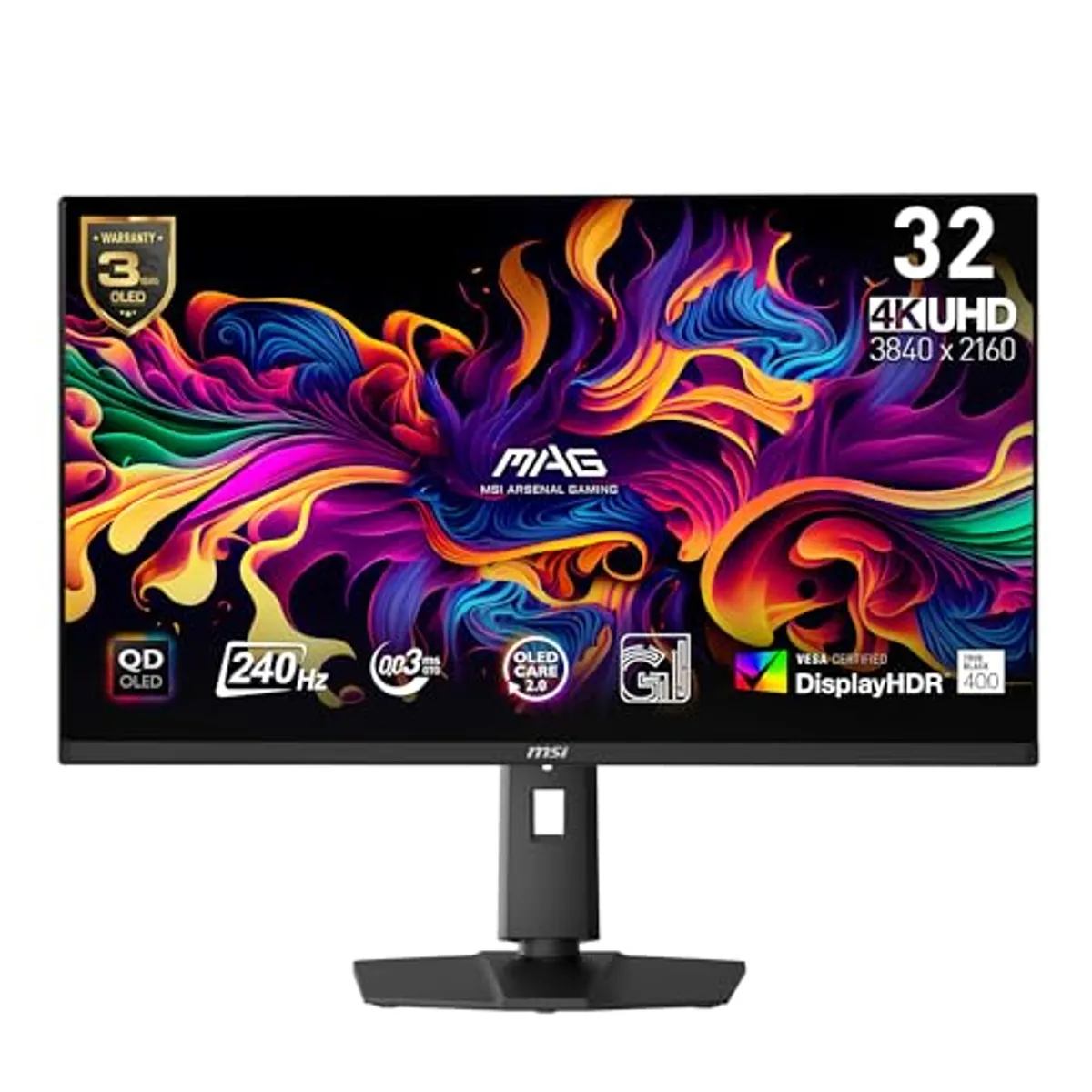 MSI MAG 321UPX QD-OLED 32-inch 4K QD-OLED monitor image