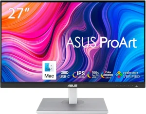 ASUS ProArt Display PA278CV 27-inch QHD IPS USB-C creator monitor